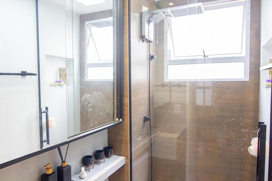 Banheiro Social de apartamento à venda com 2 quartos, 42m² em Tres Barras, Contagem