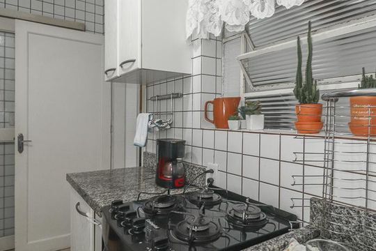 Cozinha de apartamento à venda com 2 quartos, 89m² em Rio Branco, Porto Alegre