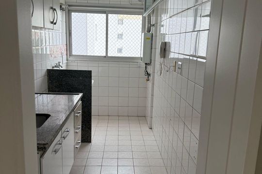 Cozinha de apartamento à venda com 2 quartos, 63m² em Chacara Nossa Senhora do Bom Conselho, São Paulo