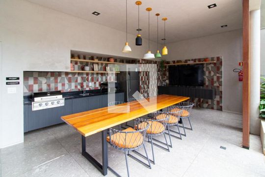Área comum - Churrasqueira de kitnet/studio à venda com 1 quarto, 23m² em Perdizes, São Paulo