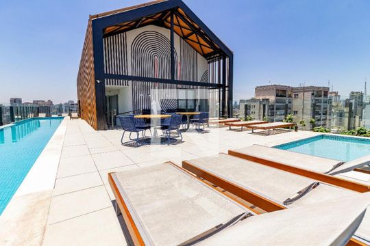 Área comum - Piscina de kitnet/studio à venda com 1 quarto, 23m² em Perdizes, São Paulo