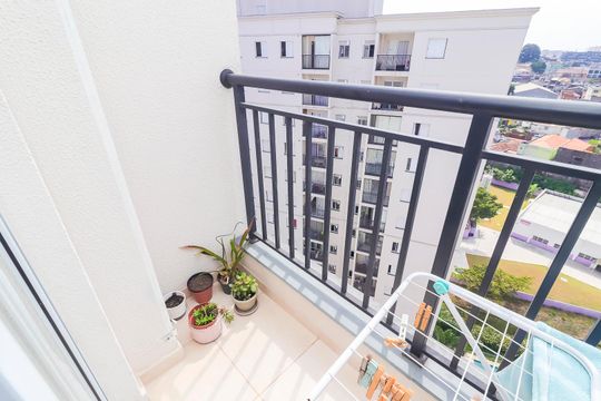 Varanda da Sala de apartamento para alugar com 2 quartos, 45m² em Jardim Norma, São Paulo