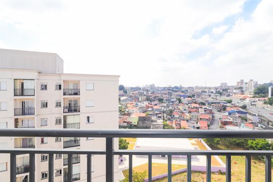 Varanda da Sala de apartamento para alugar com 2 quartos, 45m² em Jardim Norma, São Paulo
