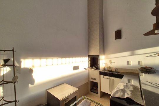 Área comum - Churrasqueira de casa de condomínio à venda com 4 quartos, 398m² em Jardim das Palmeiras, Campinas