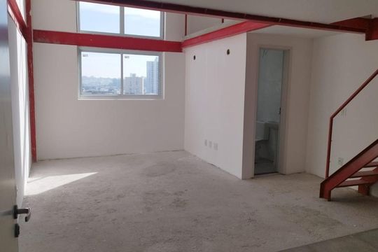 Sala de apartamento à venda com 1 quarto, 52m² em Santa Terezinha, Santo André