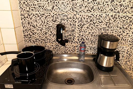 Cozinha de apartamento para alugar com 1 quarto, 55m² em Lapa, Rio de Janeiro