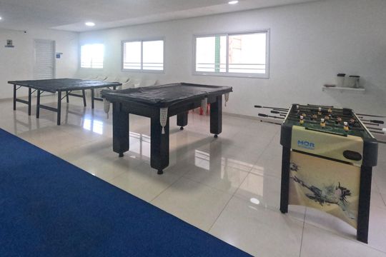 Área Comum - Sala de Jogos de apartamento para alugar com 3 quartos, 82m² em José Menino, Santos