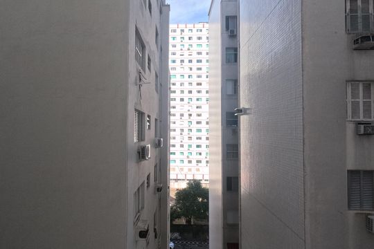 Vista da Varanda do Quarto 3 de apartamento para alugar com 3 quartos, 82m² em José Menino, Santos