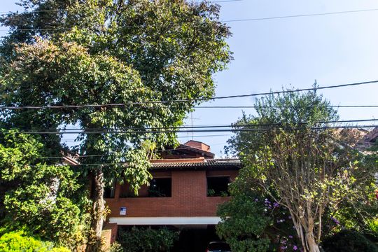 Vista da Rua de casa de condomínio à venda com 4 quartos, 540m² em Residencial Tres (alphaville), Santana de Parnaíba
