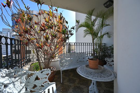 Varanda da Sala de apartamento à venda com 4 quartos, 220m² em Mirandópolis, São Paulo