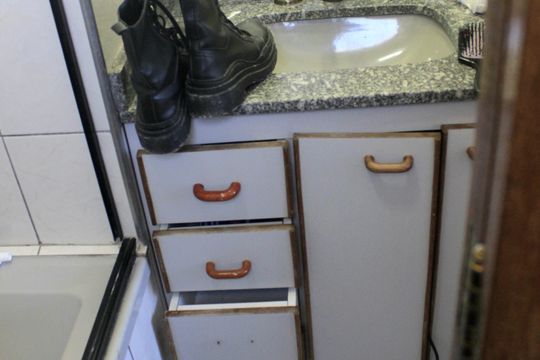 Banheiro da Suíte de apartamento à venda com 3 quartos, 87m² em Gopouva, Guarulhos