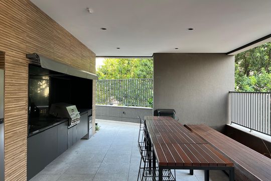 Área comum - Churrasqueira de apartamento para alugar com 2 quartos, 47m² em Pompeia, São Paulo