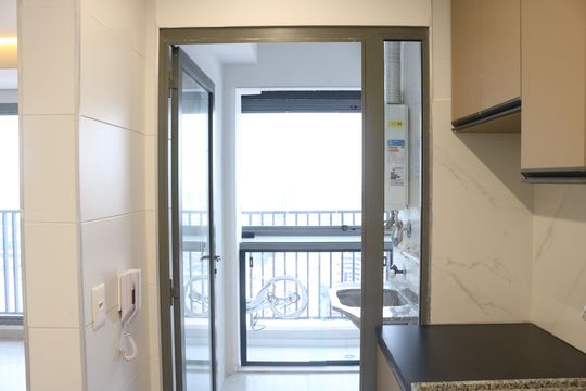 Cozinha de apartamento para alugar com 2 quartos, 47m² em Pompeia, São Paulo