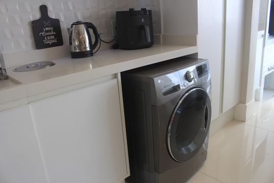 Área de Serviço de apartamento à venda com 1 quarto, 62m² em Osvaldo Cruz, São Caetano do Sul