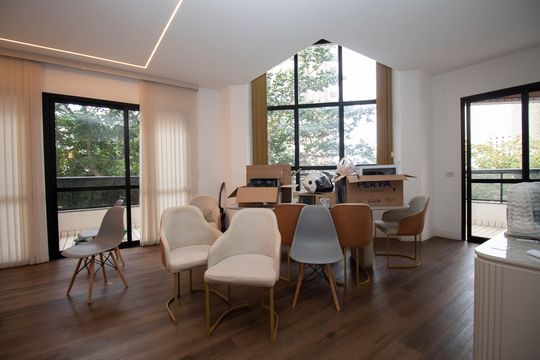 Sala de apartamento à venda com 2 quartos, 160m² em Quadra 3, Brasília