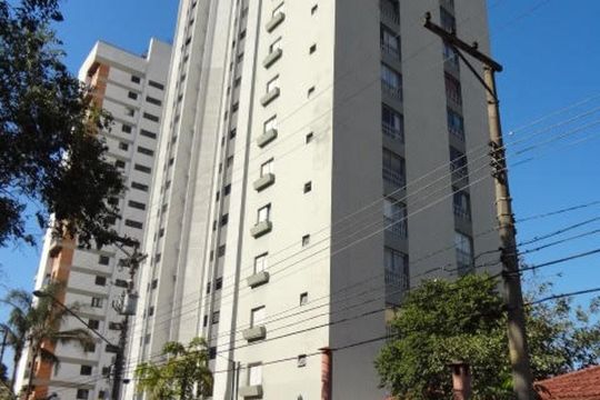 Fachada de apartamento à venda com 1 quarto, 46m² em Vila Congonhas, São Paulo