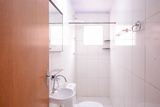 Banheiro  de casa para alugar com 1 quarto, 52m² em Vila Dom Pedro I, São Paulo