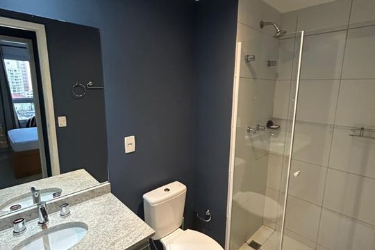 Banheiro de apartamento para alugar com 1 quarto, 44m² em Bosque, Campinas