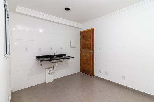 Sala e Cozinha de apartamento para alugar com 2 quartos, 36m² em Vila Dom Pedro Ii, São Paulo
