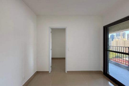Sala  de apartamento para alugar com 1 quarto, 35m² em Santo Amaro, São Paulo