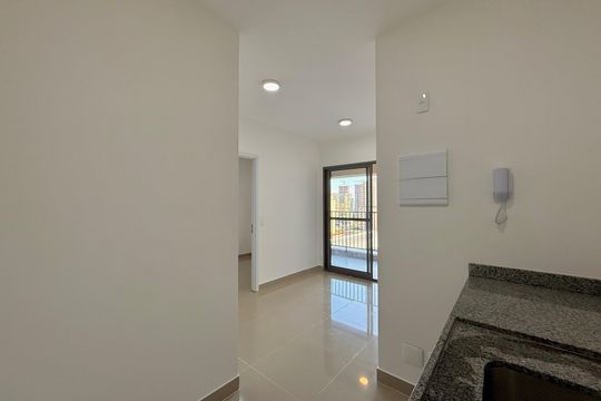 Cozinha de apartamento para alugar com 1 quarto, 35m² em Santo Amaro, São Paulo