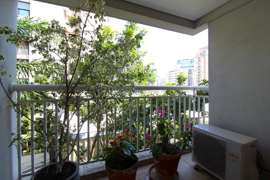 Varanda de apartamento para alugar com 2 quartos, 76m² em Vila Olímpia, São Paulo