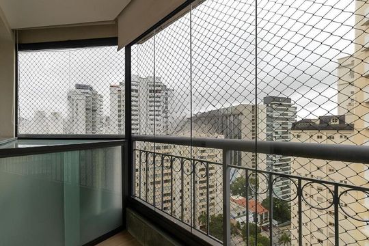 Varanda de apartamento para alugar com 3 quartos, 135m² em Paraíso, São Paulo