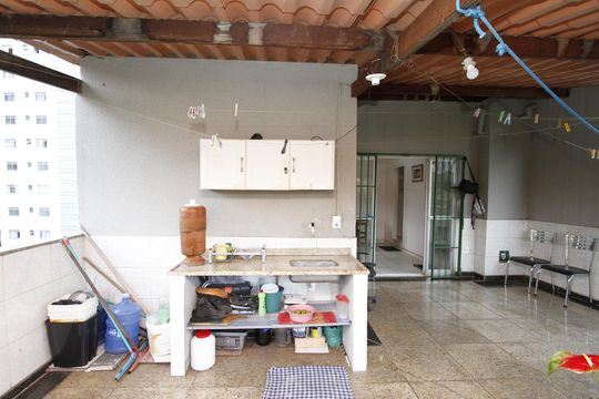 Área de Serviço de apartamento à venda com 4 quartos, 130m² em Cinquentenario, Belo Horizonte
