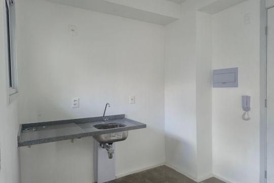 Cozinha de kitnet/studio para alugar com 1 quarto, 40m² em Vila Buarque, São Paulo