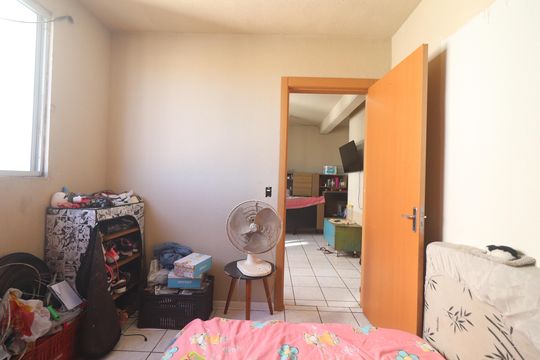 Quarto 01 de apartamento à venda com 2 quartos, 51m² em Canudos, Novo Hamburgo