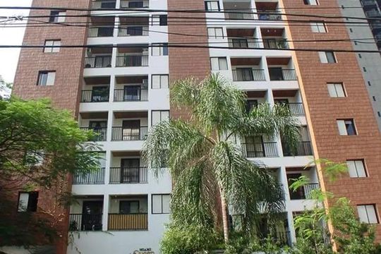 Fachada de apartamento à venda com 2 quartos, 56m² em Itaim Bibi, São Paulo