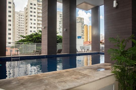 Área comum - Piscina de apartamento à venda com 2 quartos, 66m² em Chácara Inglesa, São Paulo