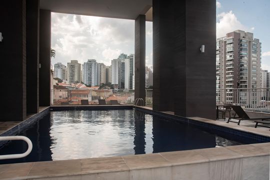 Área comum - Piscina de apartamento à venda com 2 quartos, 66m² em Chácara Inglesa, São Paulo