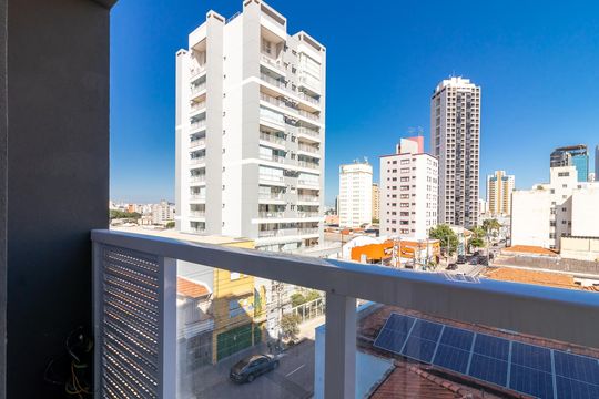 Varanda do Quarto de apartamento para alugar com 1 quarto, 24m² em Santana, São Paulo