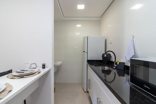 Cozinha de apartamento para alugar com 1 quarto, 24m² em Santana, São Paulo