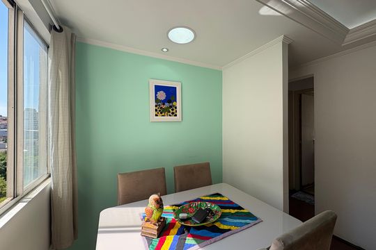 Sala de Jantar de apartamento à venda com 2 quartos, 49m² em Jardim Iris, São Paulo
