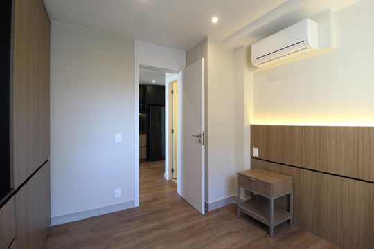 Quarto de apartamento para alugar com 1 quarto, 44m² em Indianópolis, São Paulo