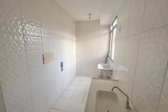 Cozinha de apartamento à venda com 2 quartos, 38m² em Vila Popular, São Paulo