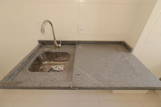 Cozinha - Pia de apartamento à venda com 2 quartos, 54m² em Utinga, Santo André