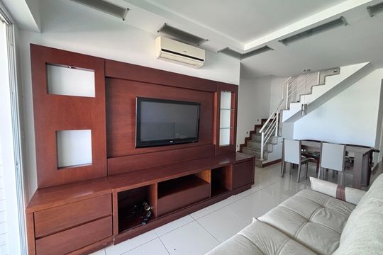 Sala de apartamento para alugar com 4 quartos, 198m² em Recreio dos Bandeirantes, Rio de Janeiro