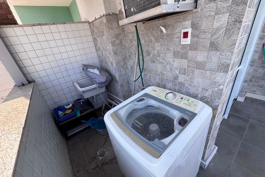 Área de Serviço de apartamento para alugar com 4 quartos, 198m² em Recreio dos Bandeirantes, Rio de Janeiro