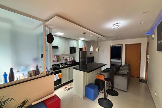Cozinha de apartamento à venda com 2 quartos, 42m² em Cidade Patriarca, São Paulo