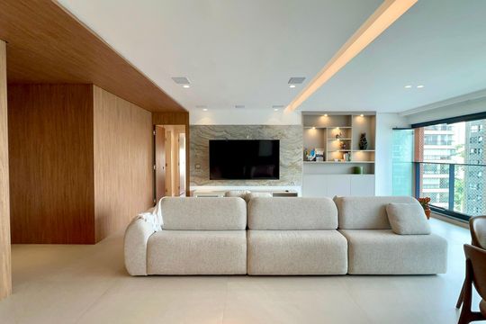Sala de apartamento à venda com 3 quartos, 157m² em Perdizes, São Paulo