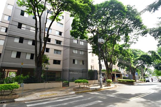Fachada do Prédio de apartamento para alugar com 2 quartos, 60m² em Taquaral, Campinas