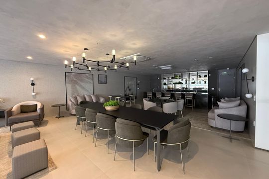 Área comum - Salão de festas de kitnet/studio para alugar com 1 quarto, 31m² em Higienópolis, São Paulo