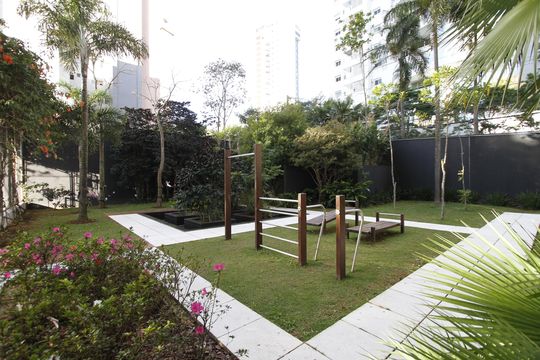 Área comum de apartamento à venda com 4 quartos, 154m² em Belvedere, Belo Horizonte