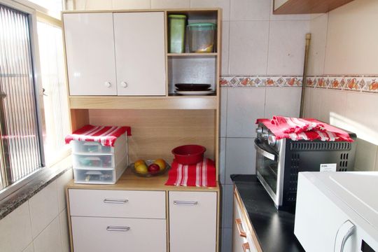 Cozinha de apartamento à venda com 3 quartos, 60m² em Colégio, Rio de Janeiro