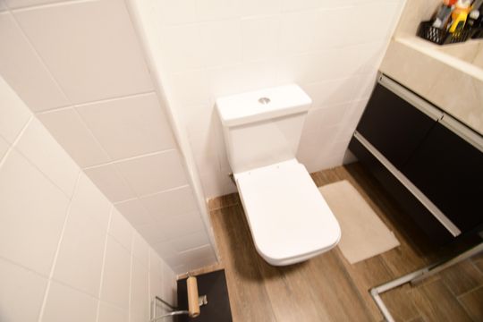 Banheiro Social de apartamento à venda com 3 quartos, 90m² em Jardim Flamboyant, Campinas