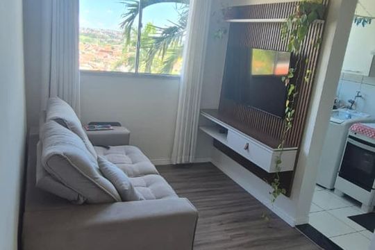 Sala de apartamento à venda com 2 quartos, 44m² em Jardim Marcia, Campinas