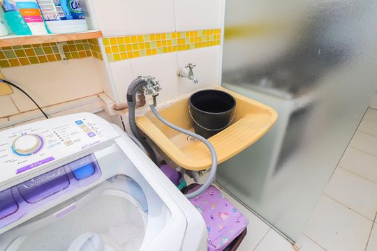 Área de Serviço de apartamento para alugar com 1 quarto, 33m² em Vila Carmosina, São Paulo